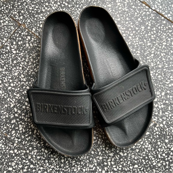 Birkenstock Shoes - Birkenstock Men's Classic Black Slides
